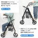 Walking wheel Assist Walker Indoor/outdoor four-wheel walker, height adjustable, foldable